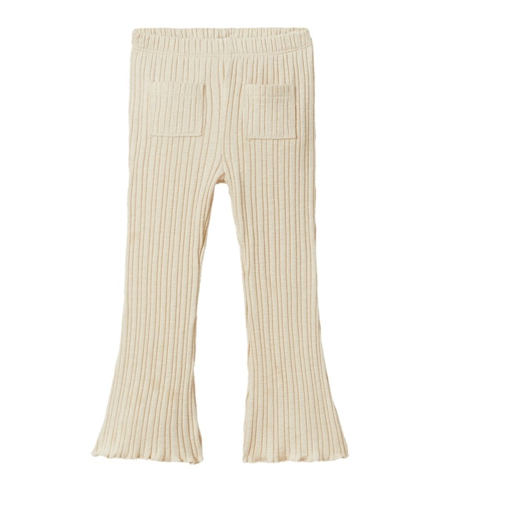 Zara kids ribbed textured flared leggings size 3-4 years